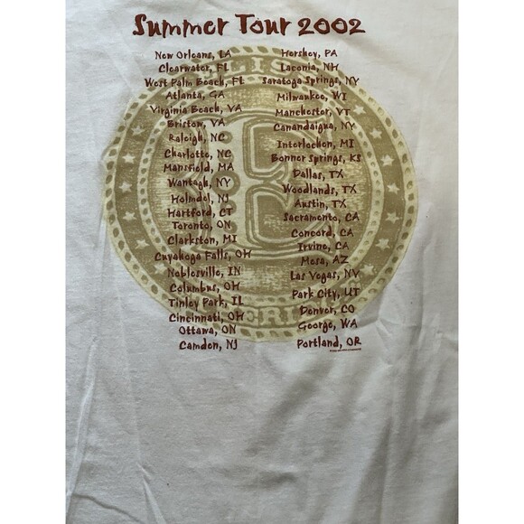 Vintage Y2K Melissa Etheridge Summer Tour T Shirt 2002 Size XL All Sport Tag - Picture 5 of 6